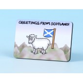 6127 Fridge Magnet-GREETINGS FROM SCOTLAND